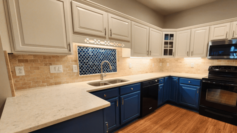photo 1 from the Fresh Aqua kitchen remodeling project by ARTOS