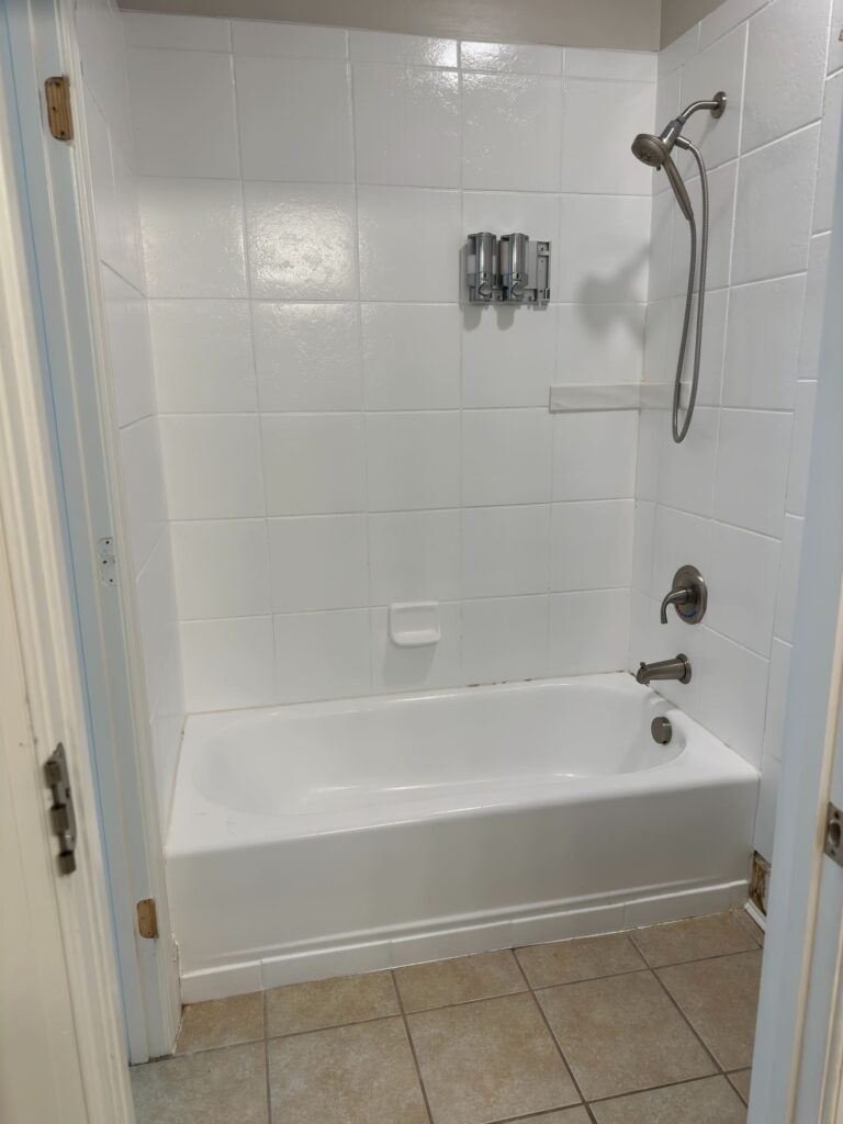 photo 1 from the Double White bathroom remodeling project by ARTOS