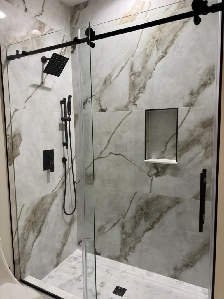 photo 5 from the Double White bathroom remodeling project by ARTOS