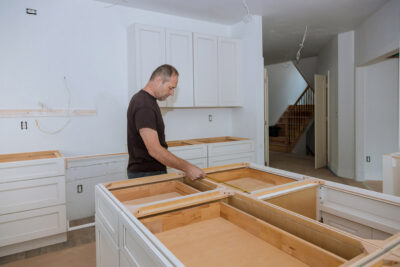 how to refinish kitchen cabinets