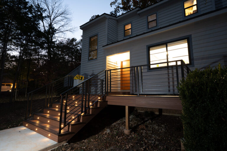 deck construction in progress