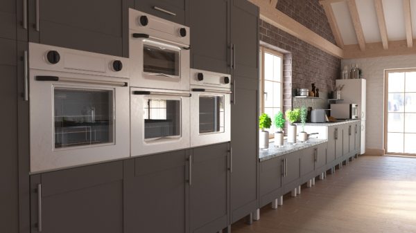 professional commercial kitchen