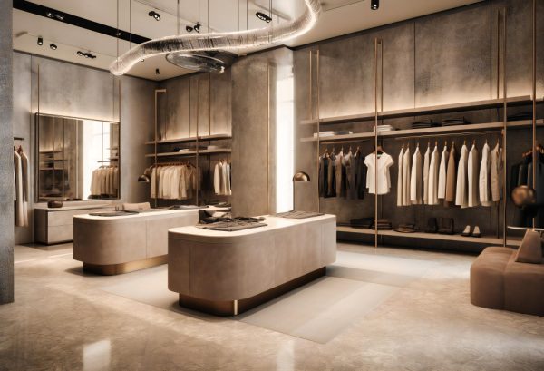 remodeled boutique retail interior