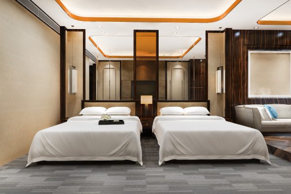remodeled hotel room