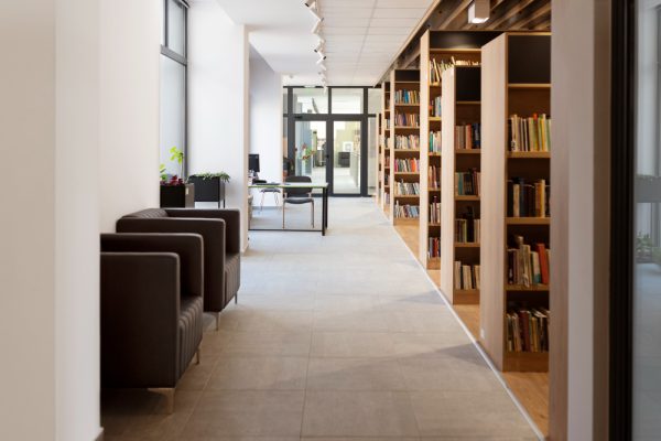 library interior