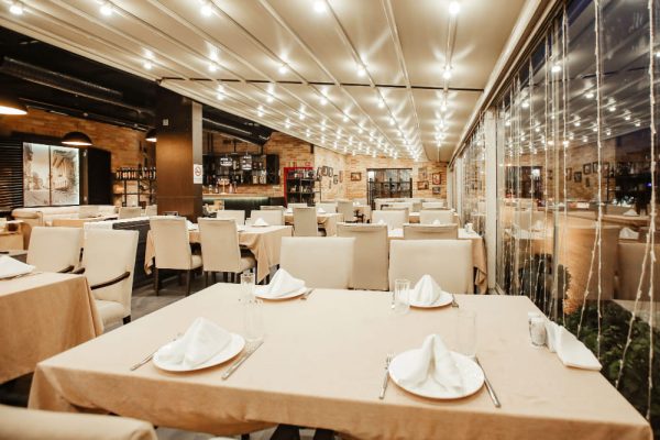 remodeled restaurant dining area